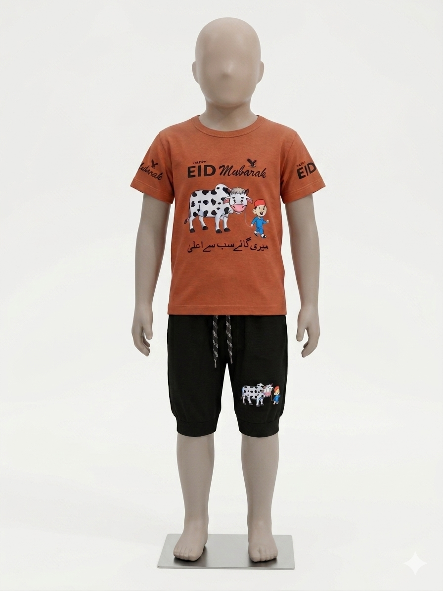 Kids Nicker Shirt & Buniyan Set – Soft Summer Collection for Boys