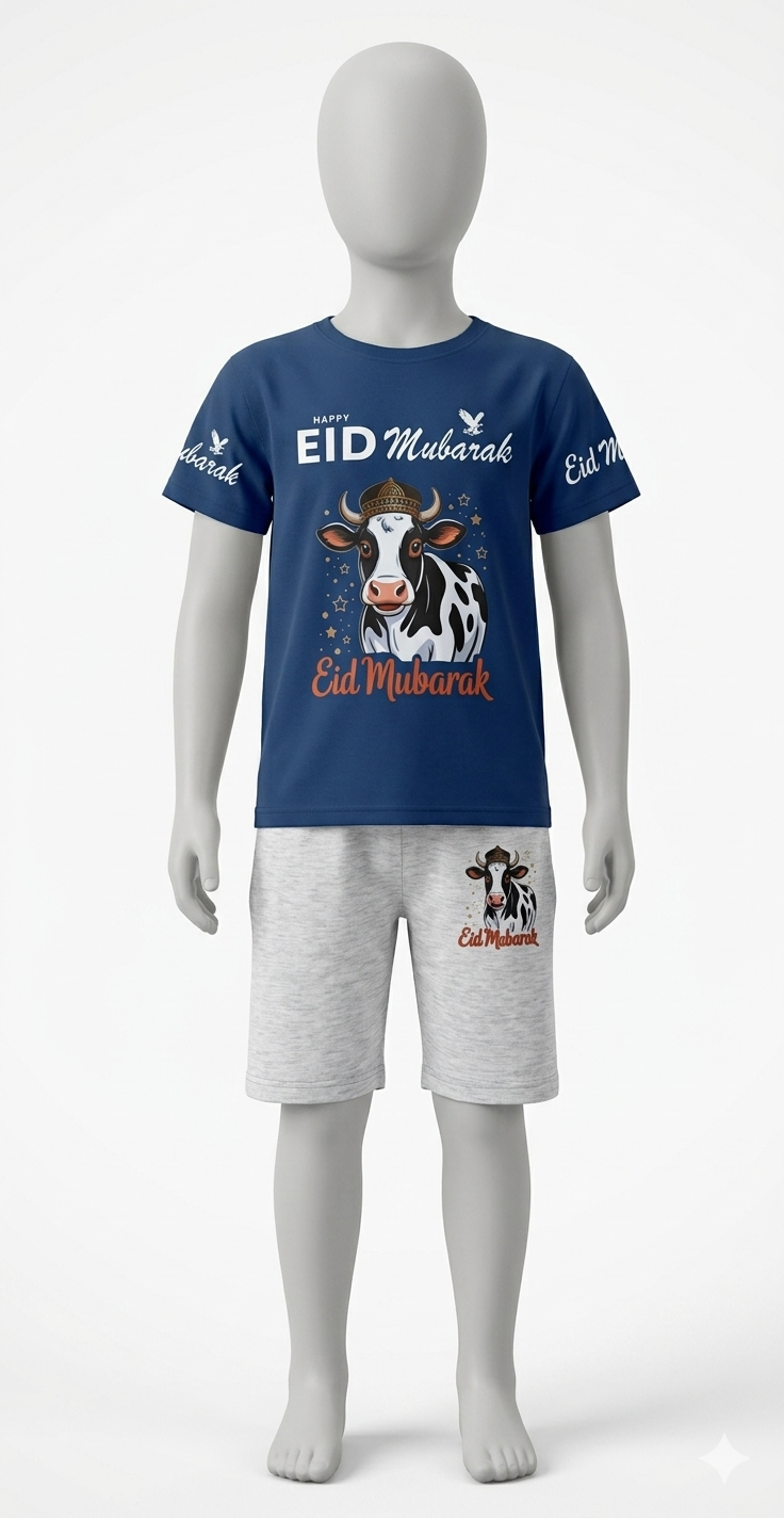 Kids Nicker Shirt & Buniyan Set – Soft Summer Collection for Boys