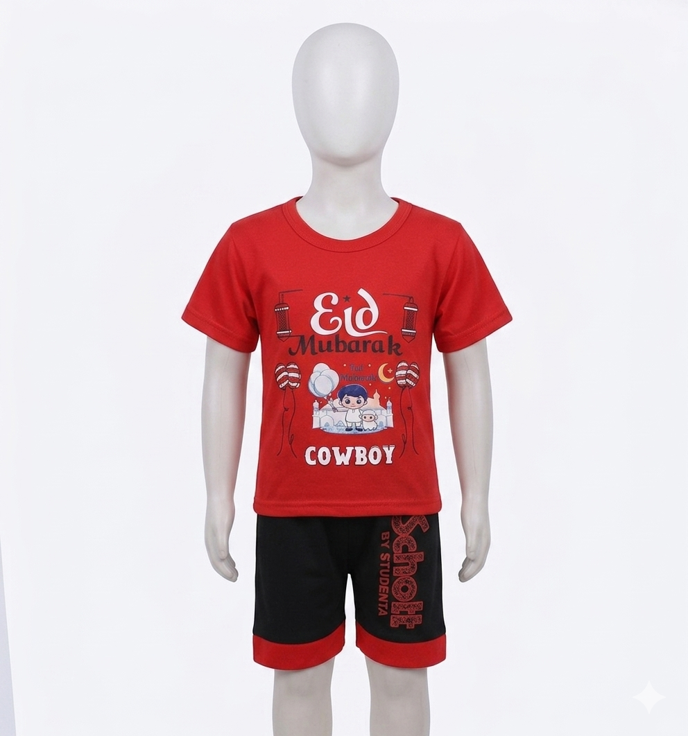 Kids Nicker Shirt & Buniyan Set – Soft Summer Collection for Boys