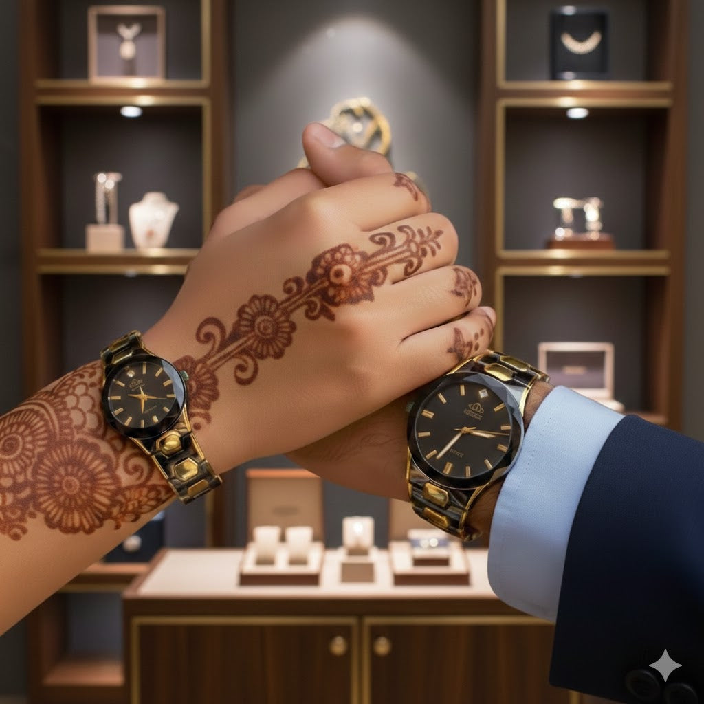 Best Eid Gift Couple Watch – Premium Matching Watches for Him & Her